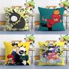 Cartoon RRanma1 2 Pillow Case Sofa Living Room Bedroom Doublesided Printing Square Cushion Nap Time Pillow Case