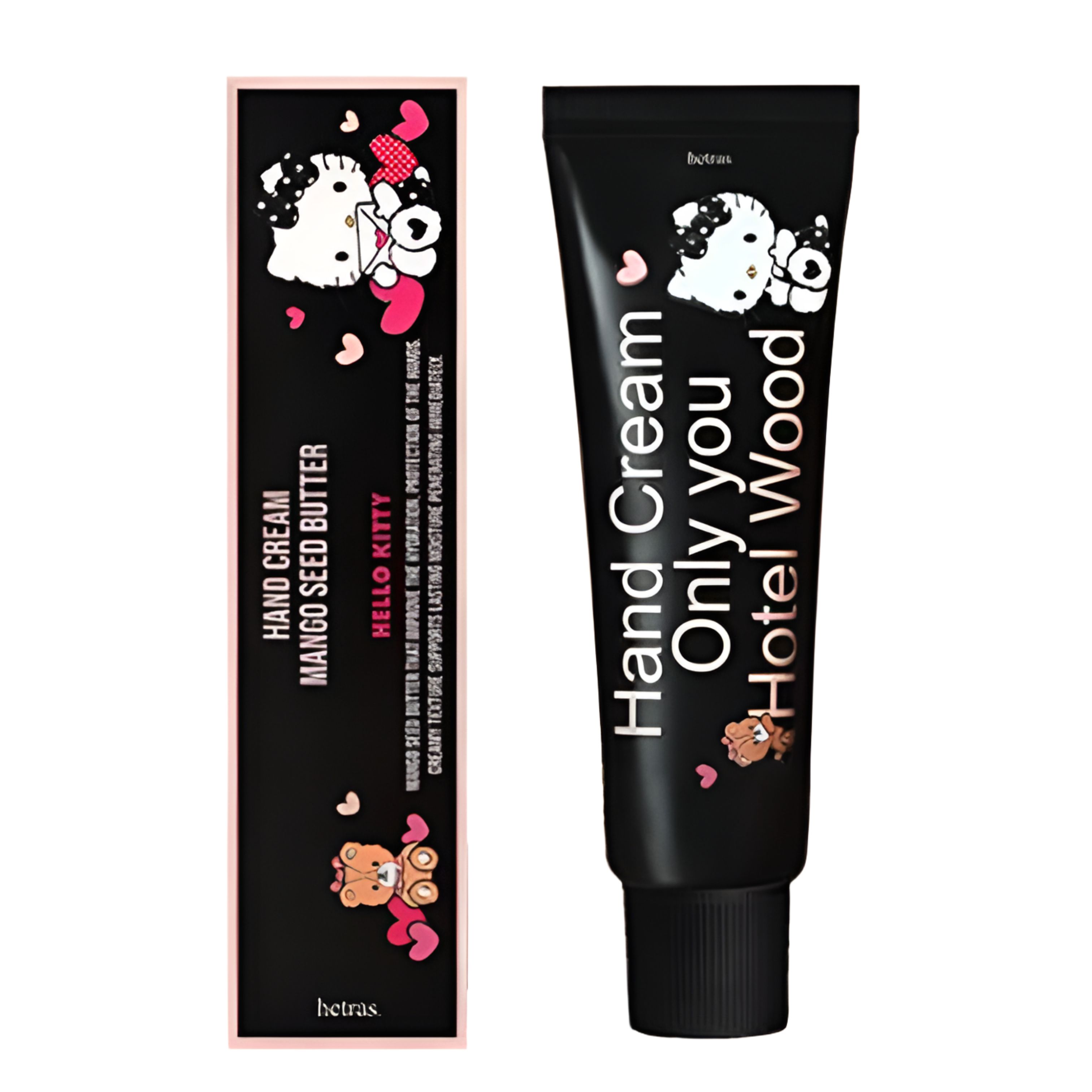 

hetras Парфумований крем для рук з олією кісточок манго Hello Kitty 50 мл 02 No.9 Hotel Wood Scent