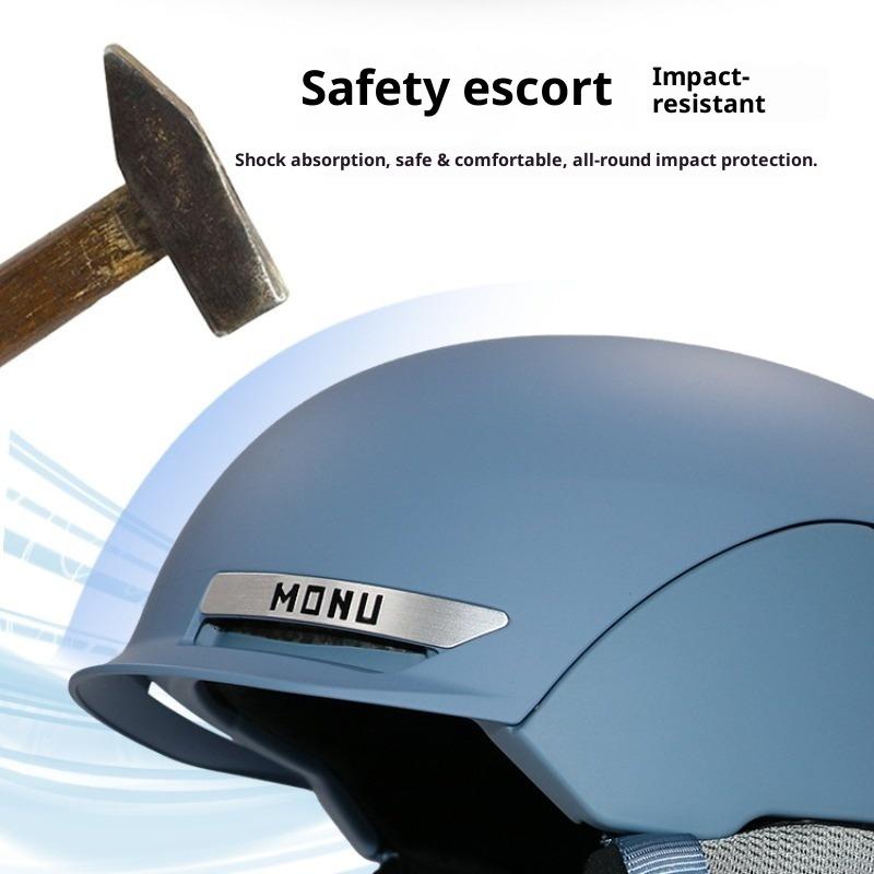 Ski Helmet Integrated Molding Men's and Women's Single and Double Board Indoor and Outdoor Safety Anti-collision Warm Ski Helmet Equipment