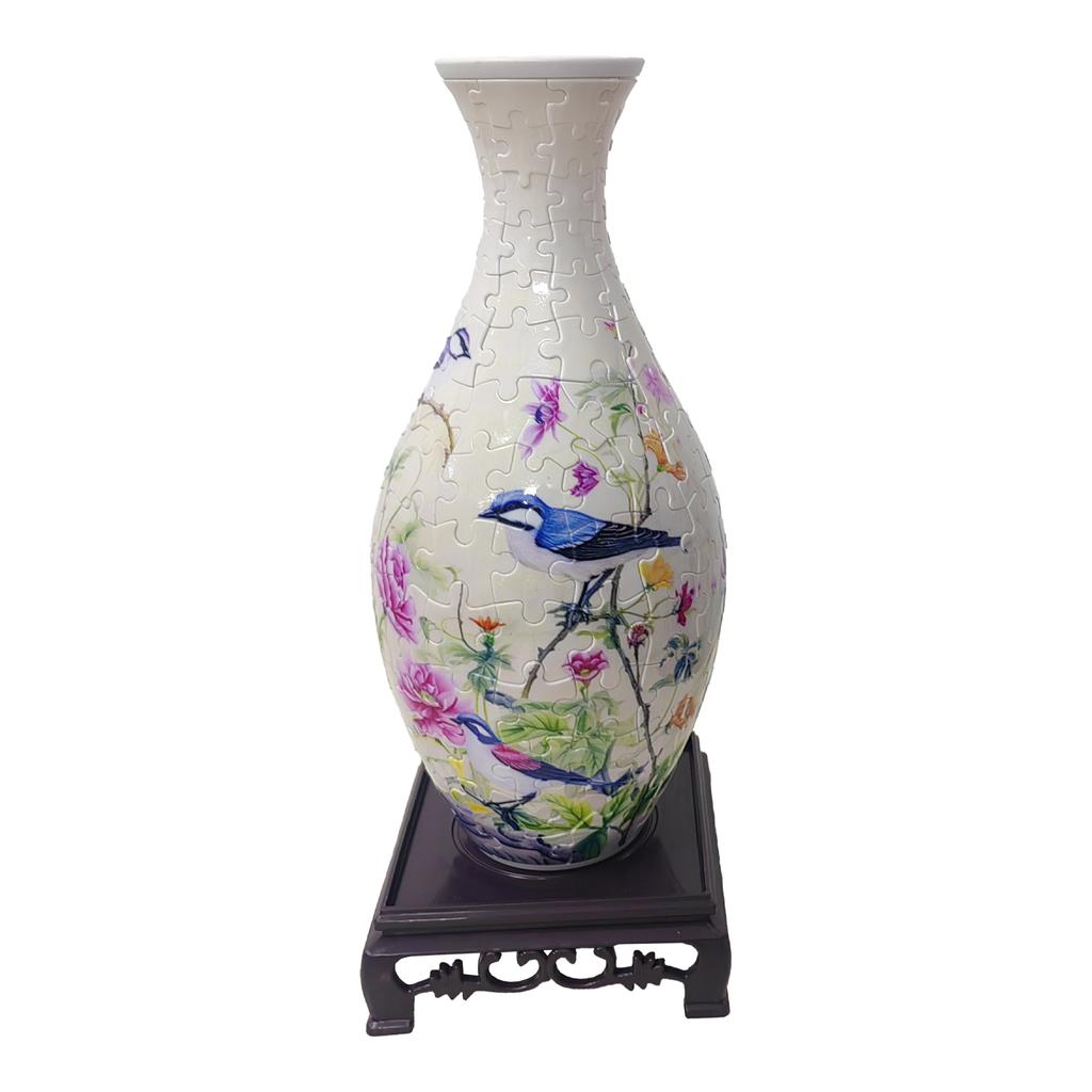 Non-Toxic Puzzle Flower Vase Panda 3D Porcelain Design Made Plastic Home Decoration And Flower Arrangement Housewarming Kids Toys Gifts
