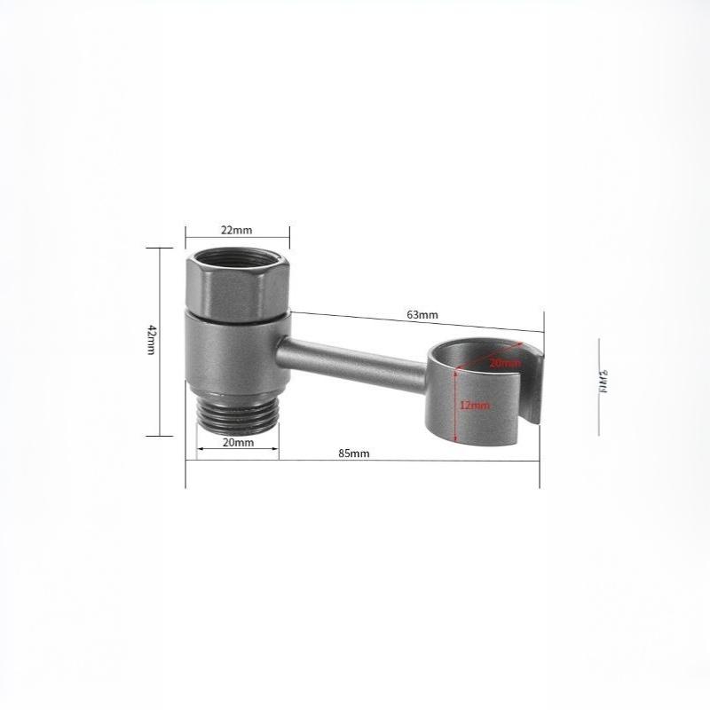 Handheld Shower Head Holder 360 Degrees Rotatable Spray Bracket Toilet Sprayer Base Support Bathroom Accessories