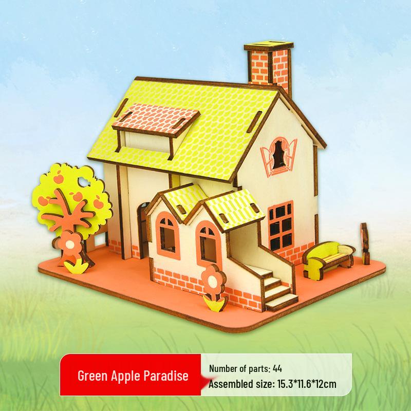 3D Wooden Ferris Wheel Puzzle - Educational DIY Gift for Kids