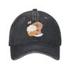 Cartoon Cute Capybara Baseball Cap Retro Distressed Denim Washed  Headwear for Unisex Women Outdoor Activities  Adjustable Caps Hat