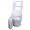 Cat Litter Scoop with Holder Large Capacity Splash Proof Foldable Integrated Litter Shovel for Cat Litter Box