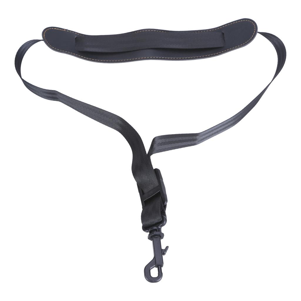 Leathers Nylon Adjustable Length Neck Strap Padded Saxophone Neck Strap Harnesses Leathers Saxophone Neck Strap