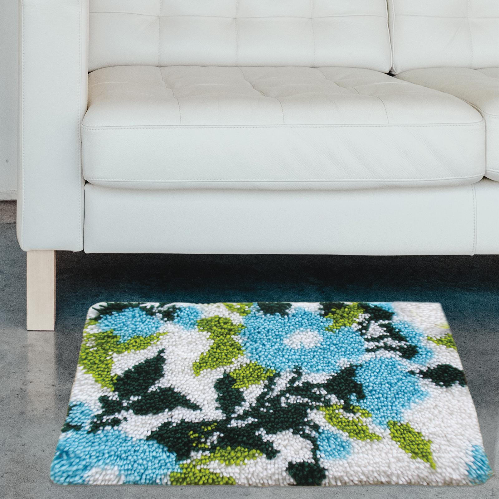 

Наборы ковриков на крючках, ковер с вышивкой, гобелен, подушка, рукоделие, фестиваль, подарок, комната, спальня Blue Flower