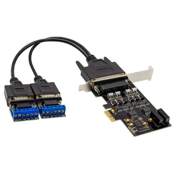 

1x PCIe x1 PCB in shown color, RS232/RS card, 2S Native Industrial, Part No. 17V352 Other