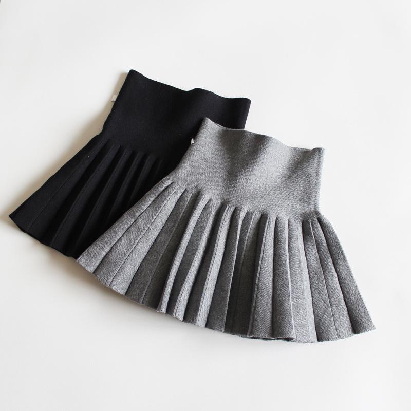 Girls' Midi Skirts: Princess Pleated Puffy Dresses for Kids