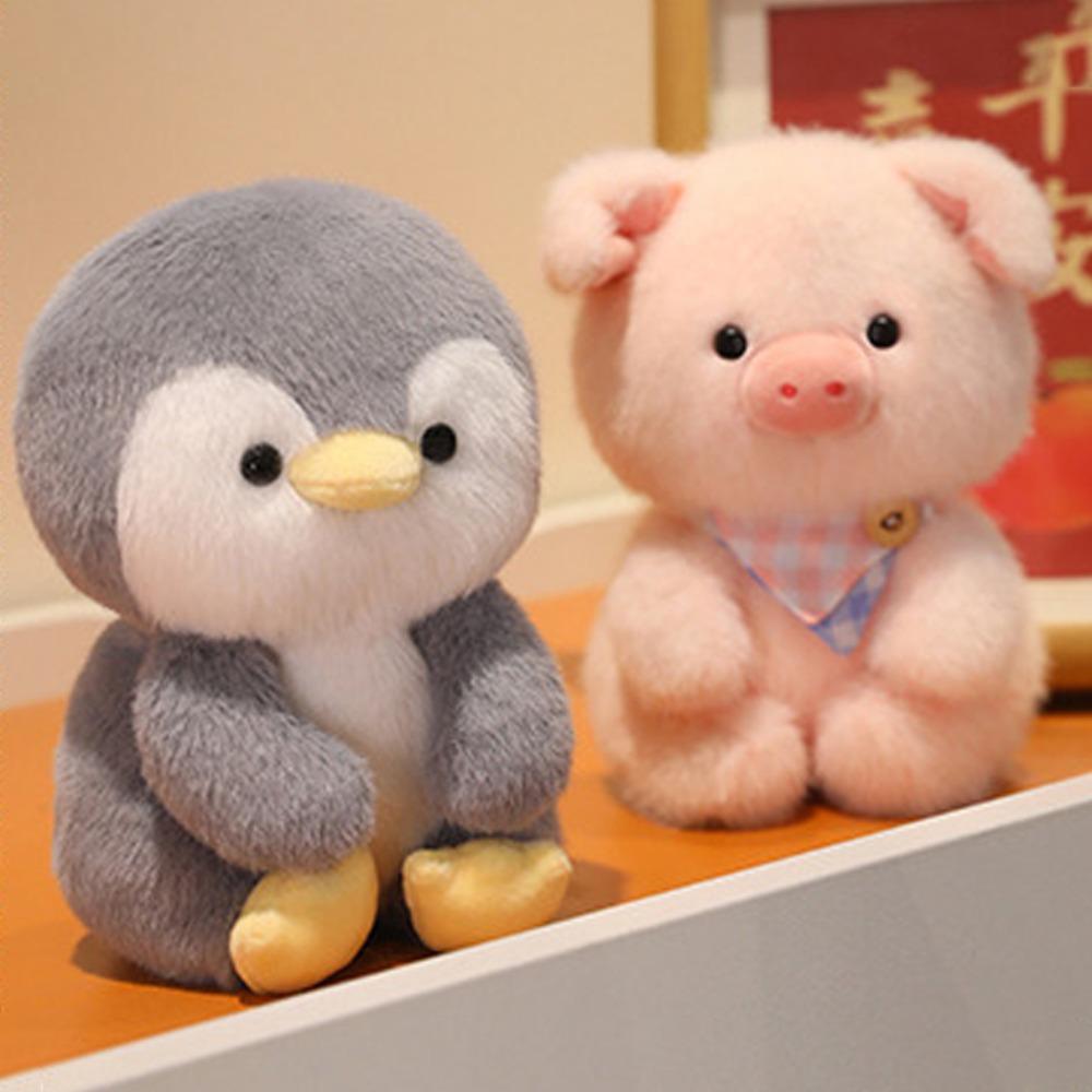 Elephant Little Rabbit Plush Toy Animal Black Cat Plush Doll Kids Holiday Gifts