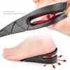 Adjustable Height Increasing Air Half Pad High Elastic Shock Absorption Sports Insole for Comfort and Support