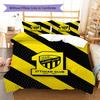 Al-Ittihad FC Pattern Bedding,Quilt Set Quilt Cover Pillowcase Home Birthday Gift(1 * Duvet Cover + 2 * Pillowcase, Without Core)