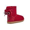 UGG Classic Dudble Bow Mini Snow Boots Red Women's 1103652-KSS