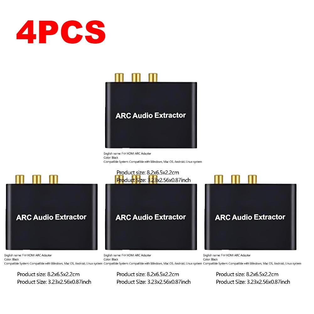 HDMI-Compatible ARC Audio Extractor Return Channel Converter ARC To SPDIF Coaxial 3.5mm Jack Adapter for HDTV Soundbar Amplifier