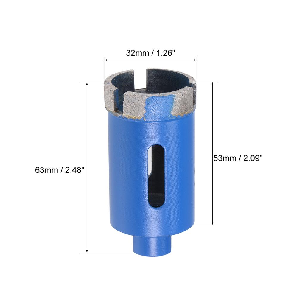 1Pc 12/14/18/20/28/32/38/50mm Sintered Diamond Core Drill Bits Hole Saws for Brick Concrete Masonry Hole Saw Cutter Accessories