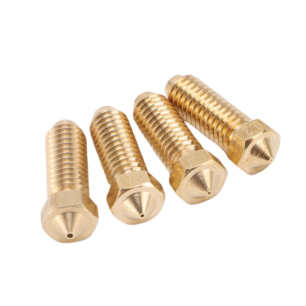 40Pcs 3D Printer Nozzle Set Replacement for Kobra S1 3 Combo Combo Pro 0.2 0.4 0.6 0.8mm Brass Nozzle Set