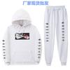 Naruto Kakashi Hooded Fleece Sweatshirt Set Unisex Casual Winter Outfit Long Sleeve Tracksuit