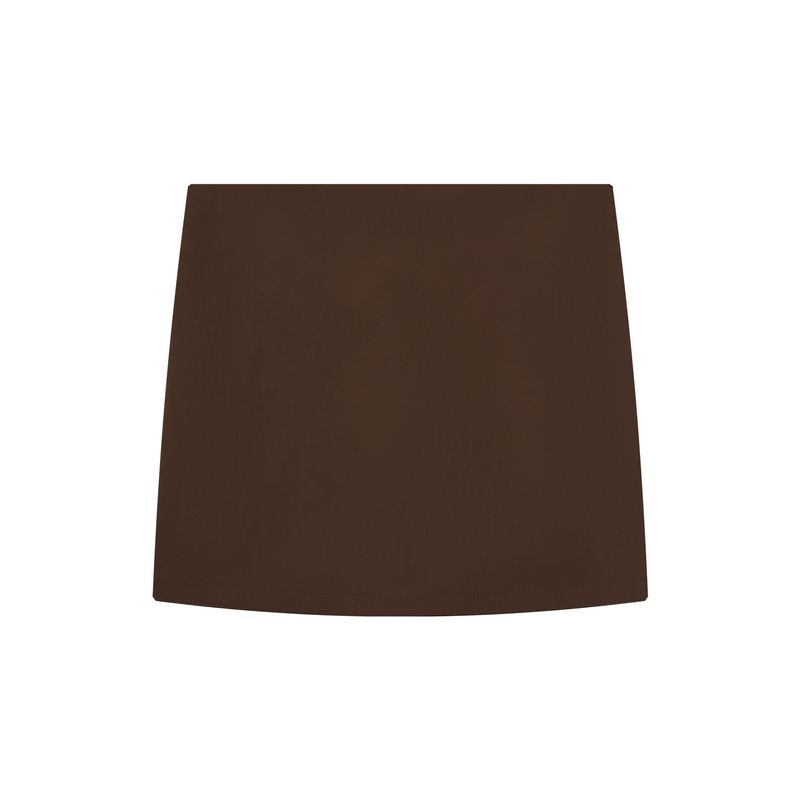 Kumikumi Sexy Style Pure Color Fashion Tape High Waist Skirt Women's Autumn Easiest for Match Slim Looking A- Line Skirt Skirt