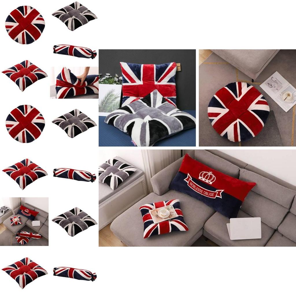 Soft And Comfy British Flag Print Cushions For Relaxation