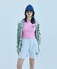 FAKEMAMA Logo Sweat Shorts_White Melange