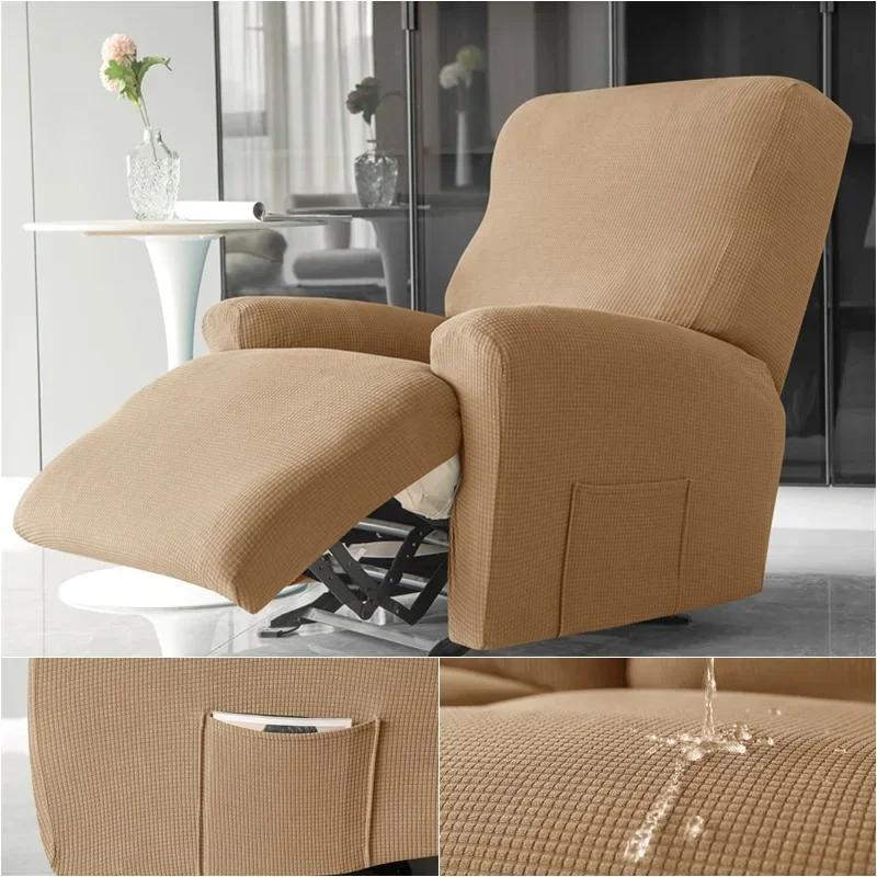 Waterafstotende Ligstoelhoes Poolvlies Fauteuilhoezen Stretch Spandex Relax Anti-slip Stoelhoezen Beschermer