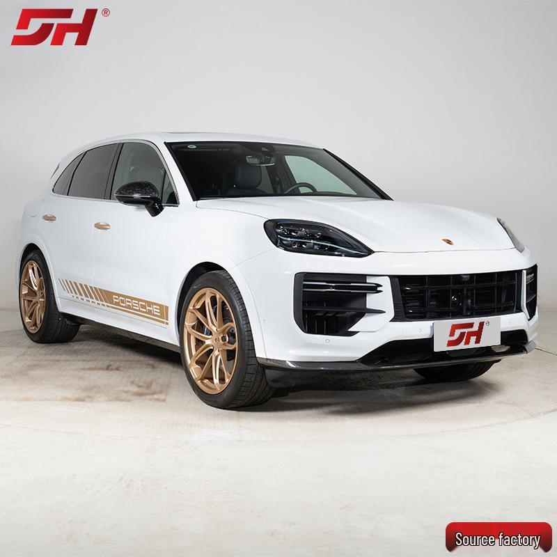 Carbon Fiber Turbo GT Front Lip for Porsche Cayenne 2024-2025, Easy Install, Dry Carbon