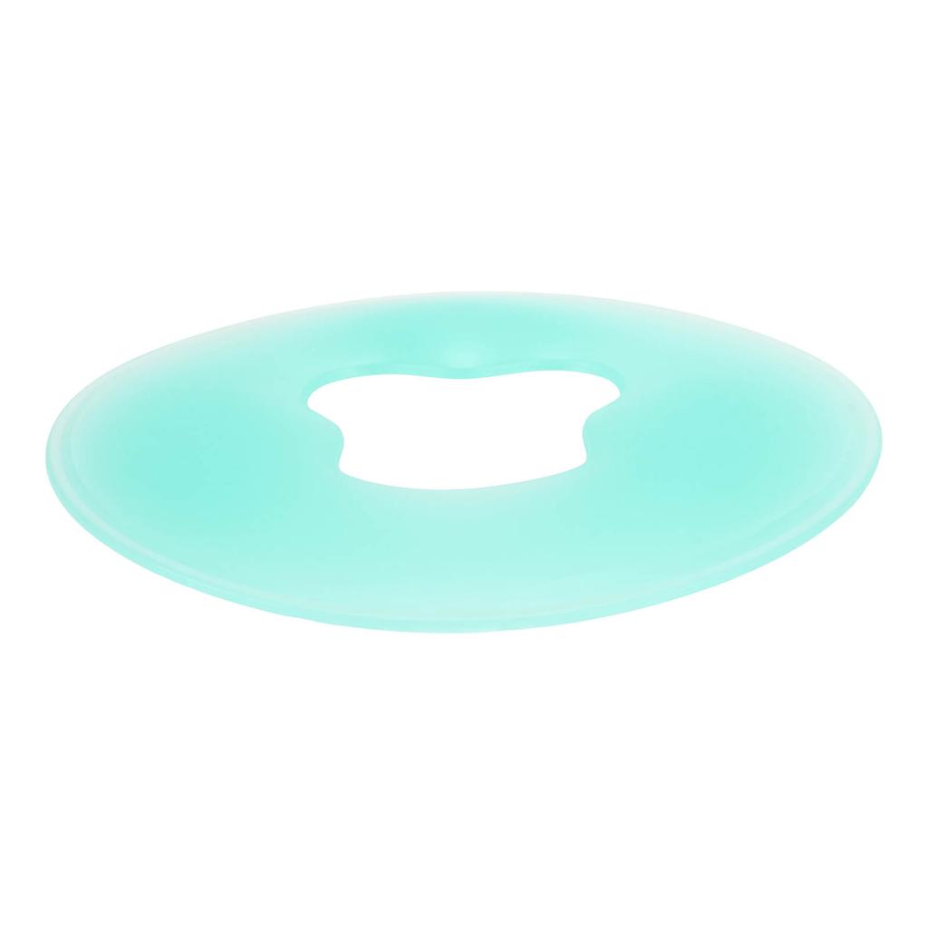 Soft Silicone Pillow Comfortable Skin Friendly Round   Spa Relax Silicone Face Pillow