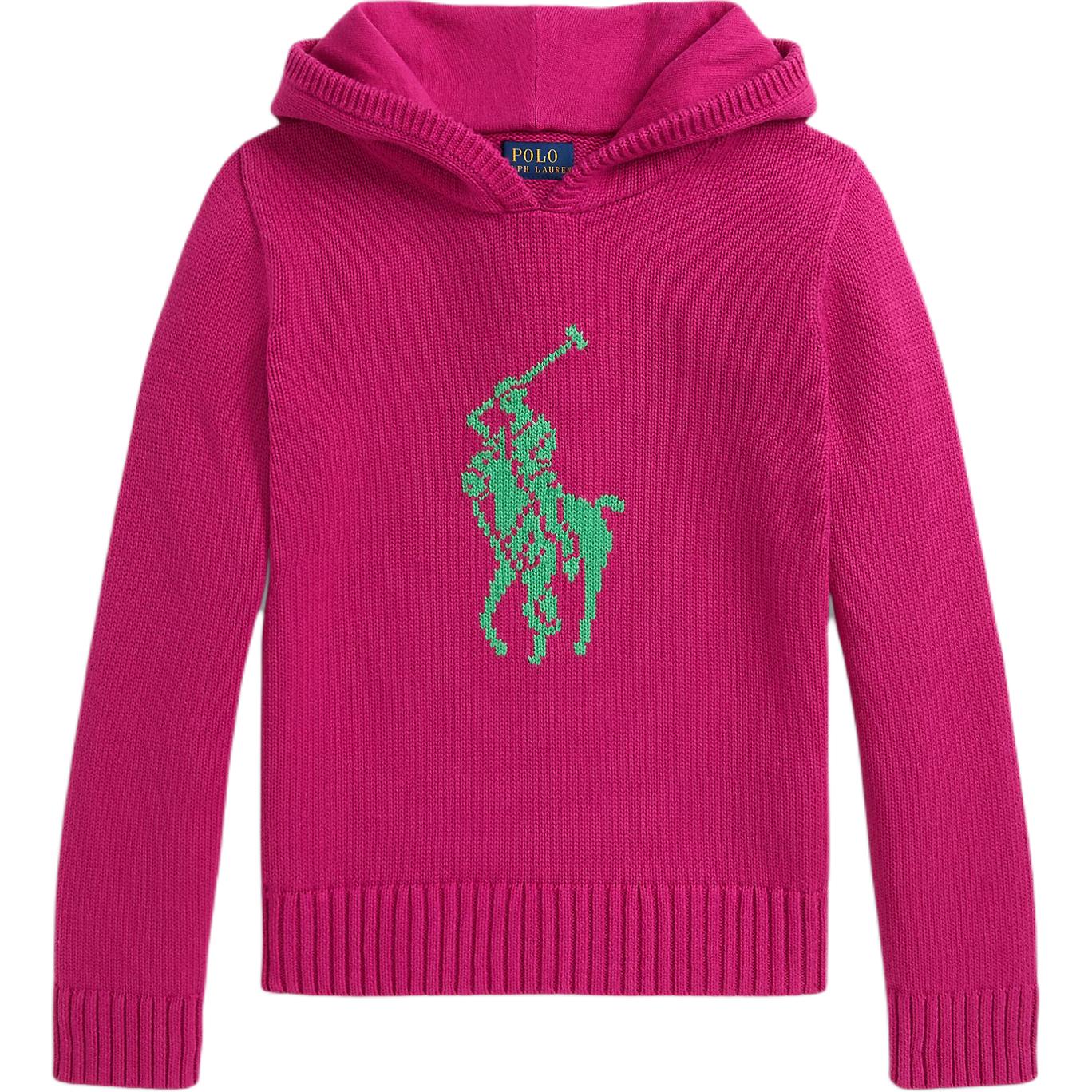 Polo Ralph Lauren Хлопковый вязаный свитер с капюшоном Детские свитеры 313978880-001 XL