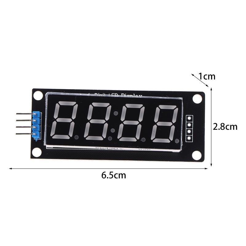 TM1637 0.56 Inch 4 Bit LED Digital Tube Display 7 Segments Display Module LED Electronic Clock Display Module Board For Arduino