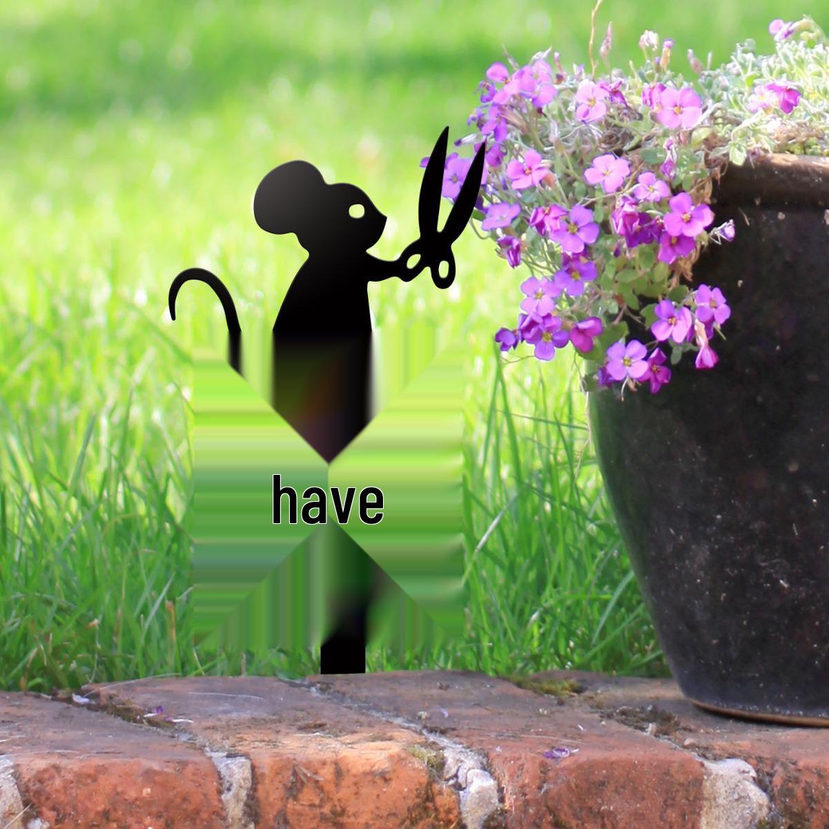 

Temu Популярный Садовый Металлический Декор Мышь