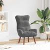 Armchair Dark Grey 69 x 74 x 93 cm Velvet