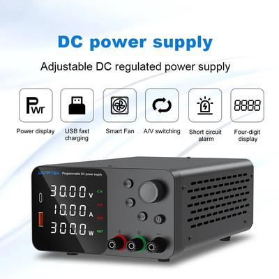 LED Digital Display Adjustable DC Regulated Power Supply 30V 10A 60V 5A 120V 3A Laboratory Gold Plating Repair Equipment