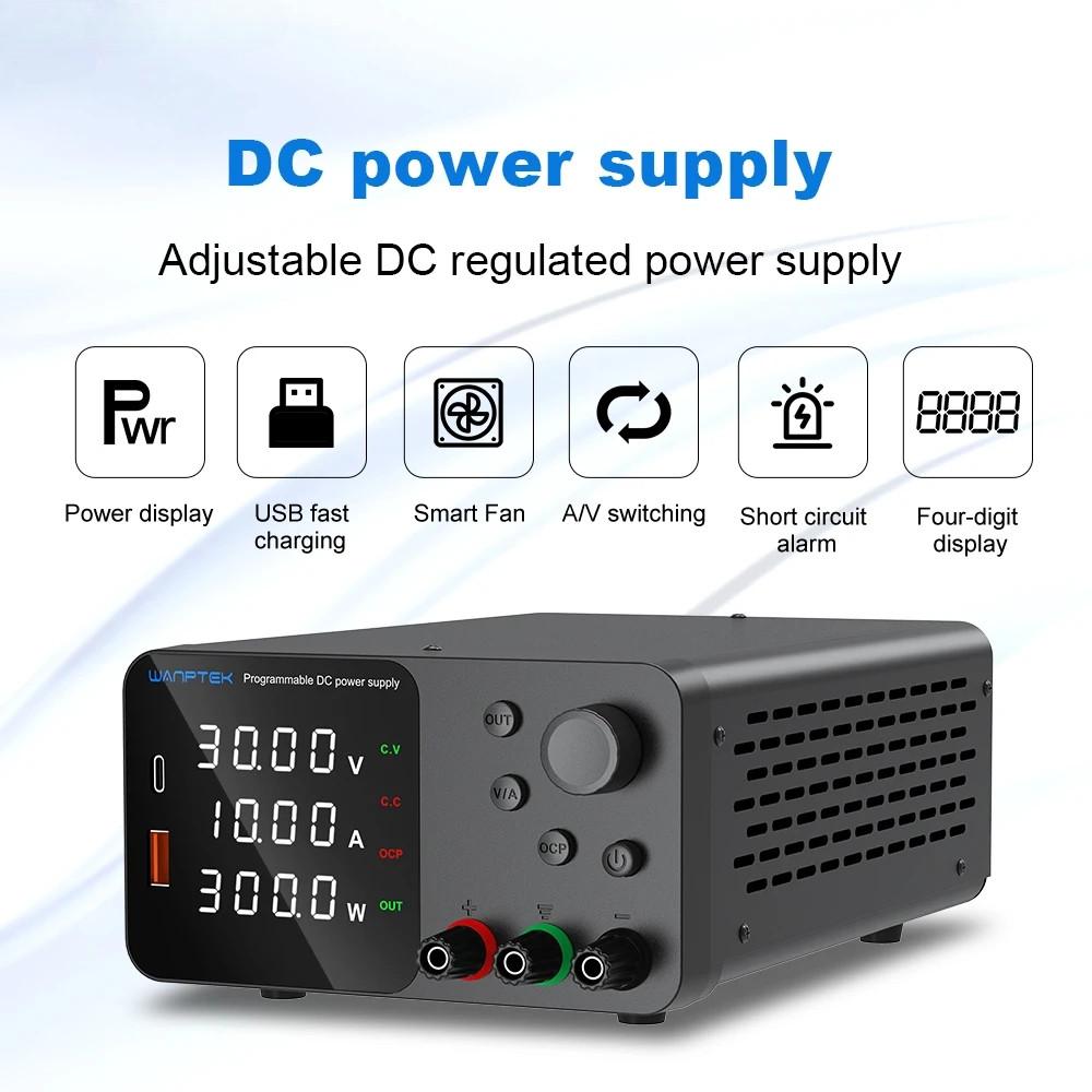 LED Digital Display Adjustable DC Regulated Power Supply 30V 10A 60V 5A 120V 3A Laboratory Gold Plating Repair Equipment