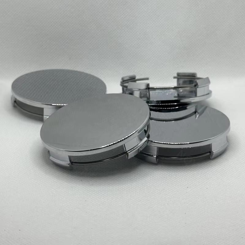 4Pcs/Set 65mm Car Wheels Rim Hub Cap Car Wheel Center Caps Black Silver ABS Plastic Hubcap Dust-proof Covers Auto Accessories