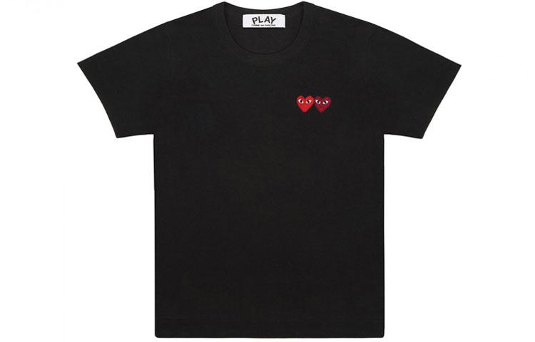 Clutch supply Cdg Play Dubbel Hart T-shirt AZ-T226-051-1 S