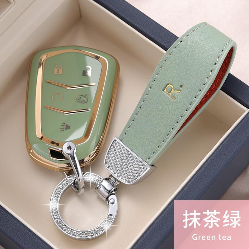 TPU Car Key Case Cover Protect Shell Bag For Cadillac ESV ATS-L XTS XT5 XT6 CTS CT5 CT6 ATS 28T SRX Escalade 2015 Accessories