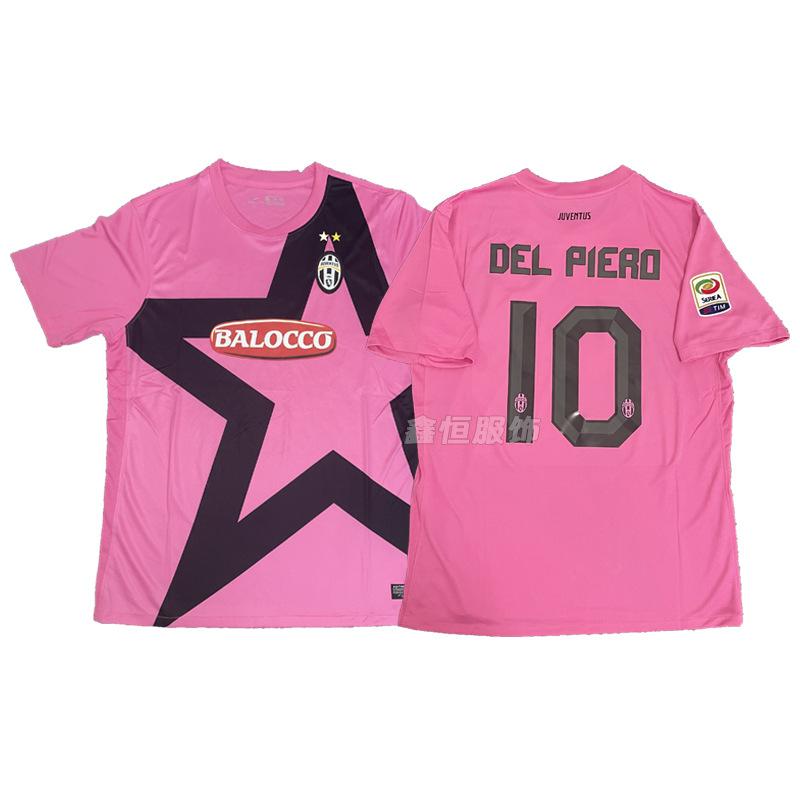 Vintage classic star print AC Barcelona Portugal Arsenal Juventus Italy Manchester United Real Madrid football jersey