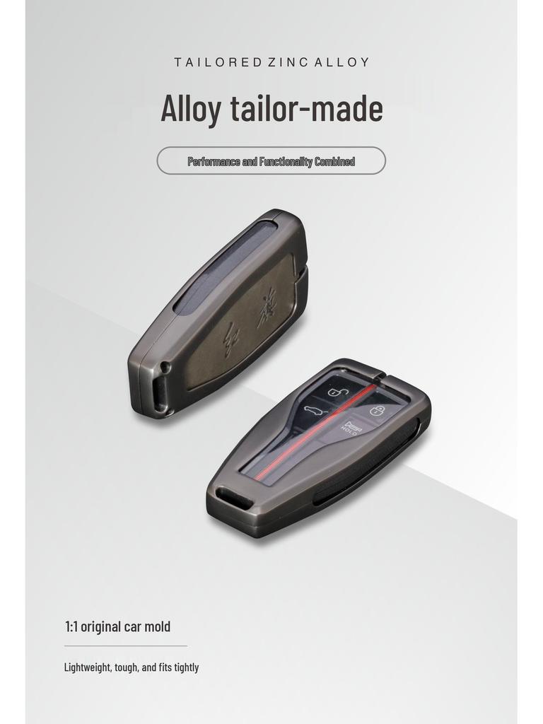 Leather Key Case Set for Hongqi HS5/H7/HS7
