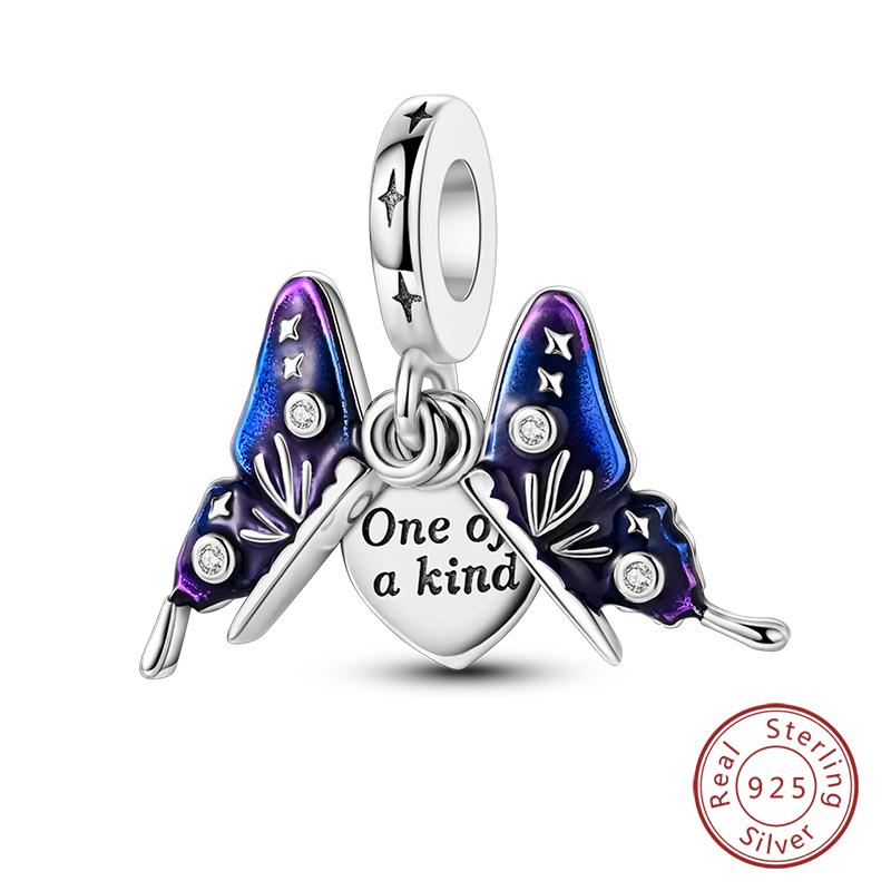 100% Real Copper Classic Devil'S Eye Charms Beads For Women Fit Original Qikaola Bracelets Fine Diy Jewelry Making