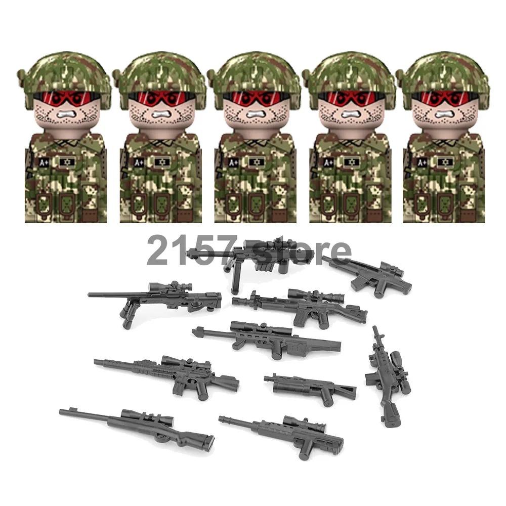 Military Soldier Figure Building Block Weapons Ranger Camouflage Vietnam War US Special Forces KSK Medical Bandit Thief Toy Gift