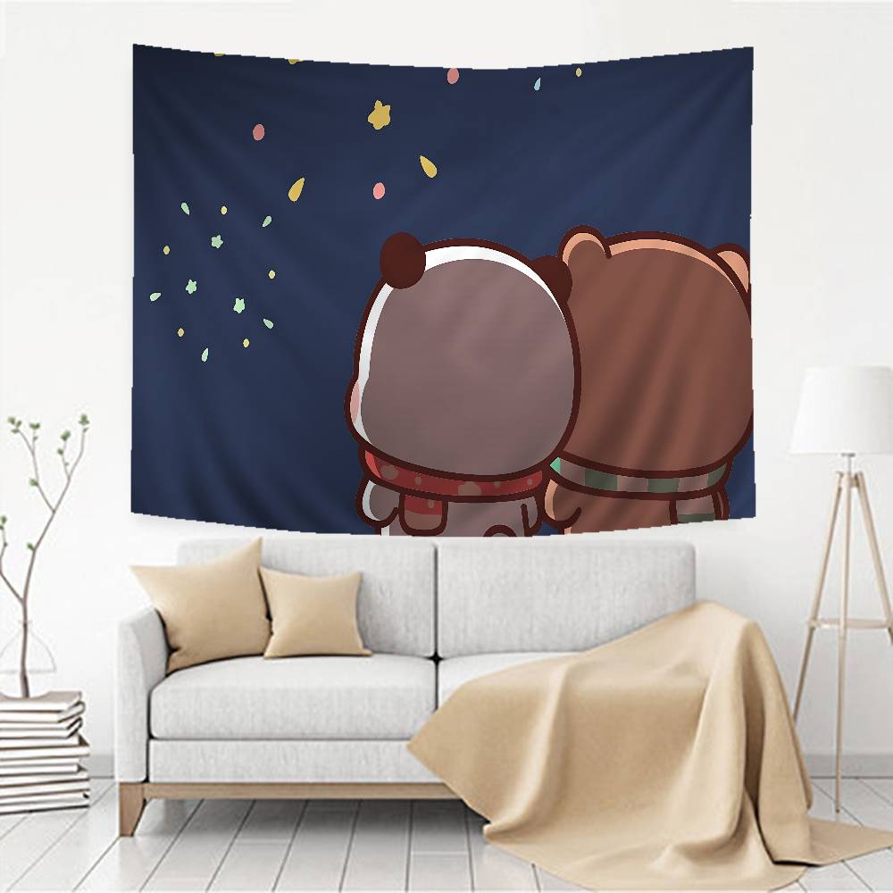 Cartoon Cute BBubu DDudu Colorful Tapestry Wall Hanging Cheap Hippi Bohemian Wall Tapestries Mandala Wall Hanging Sheets