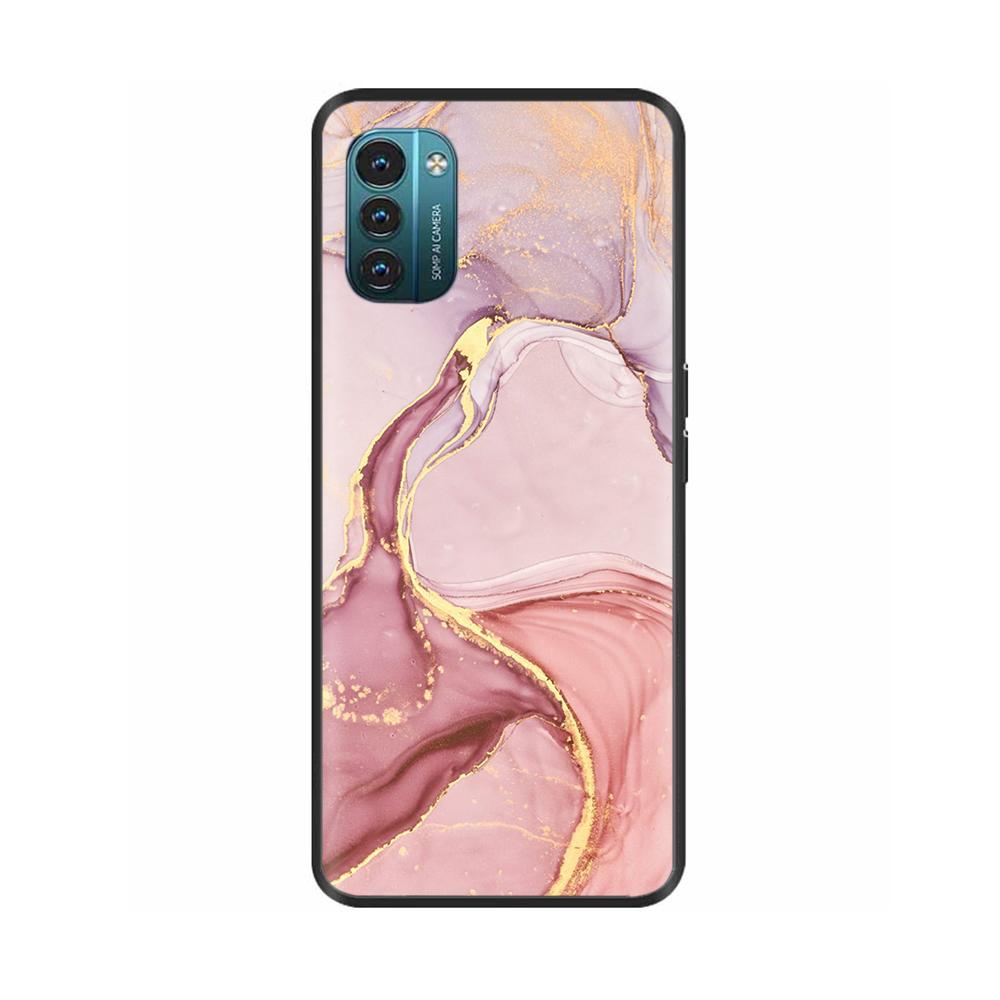 For Nokia G60 5G Case Painted Black TPU Silicone Soft Phone Cover for Nokia G60 Back Cases Bumper Shockproof Shell Cover Carcasa