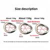 Stainless Steel Curved Locking Ring Heavy Duty Penis Bondage Cock Ring Metal Scrotum Stretcher Male Delayed Ejaculation Sex Toys