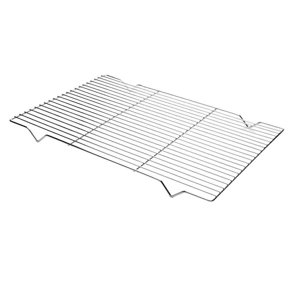 Stainless Steel BBQ Grill and Baking Rack with Food-Grade Square Draining Tray