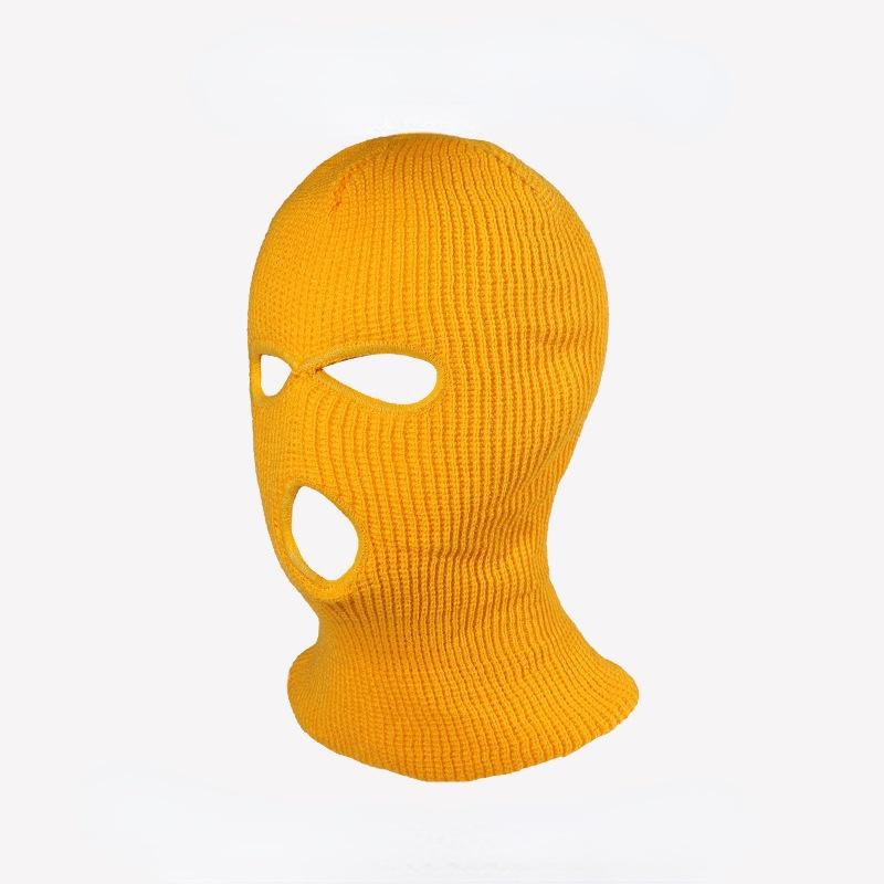 Balaklava Mütze Herren und Damen Herbst/Winter Warme Strickmütze Outdoor Kälteschutz Radsport Kapuzenpullover