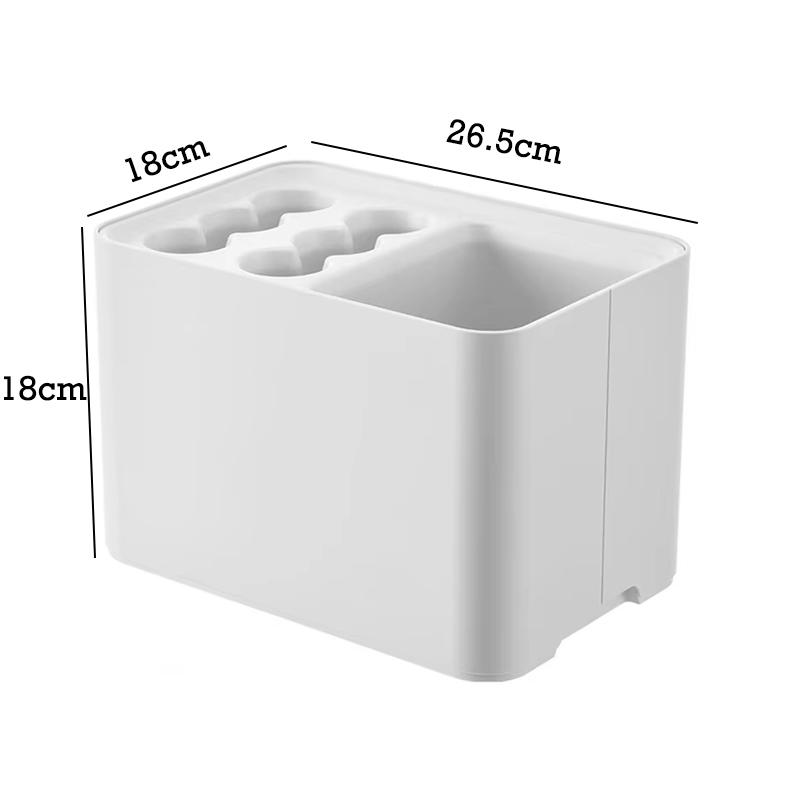 6 Holes 4 Grids Umbrella Rack With Drip Tray Home Totel Entrance Umbrella Drain Storage Box for Home Hotel Umbrella Orgainzer