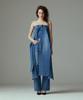 Meuameu Denim Pants Slit Top