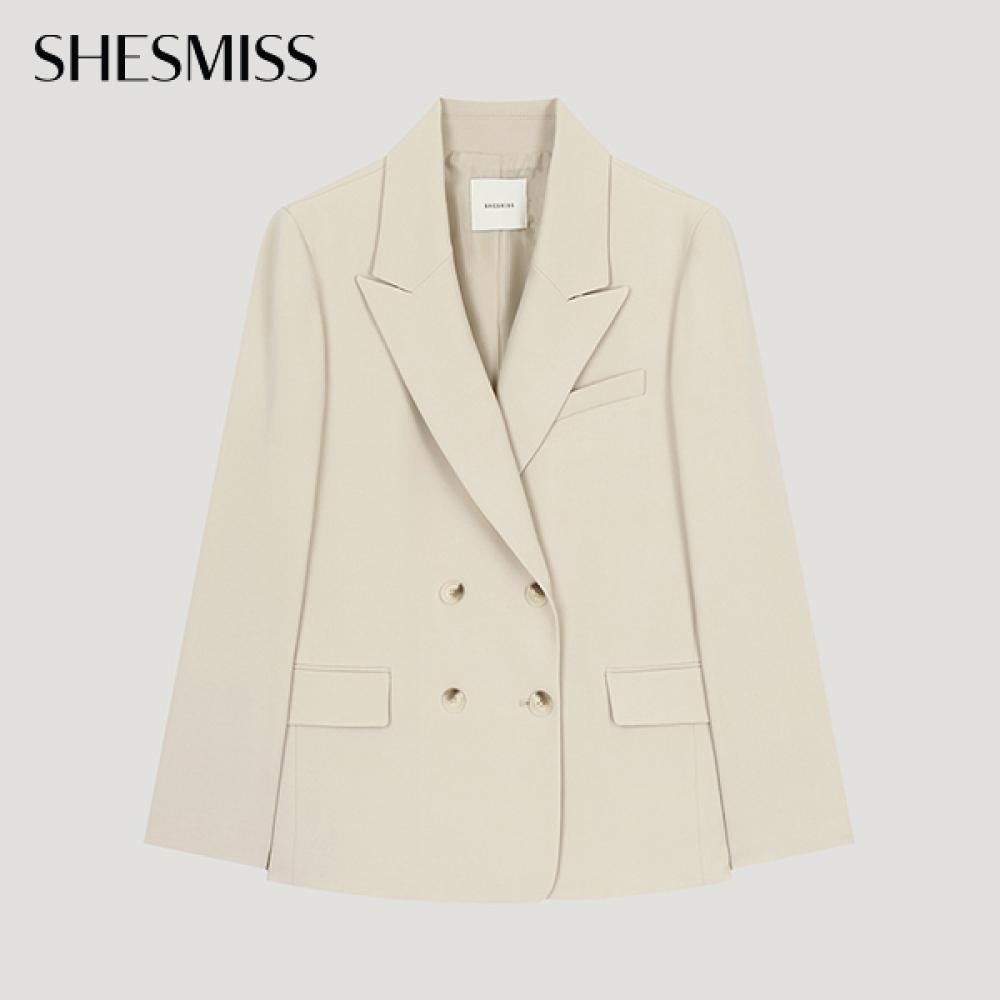 

She S miSS Двойная куртка с пуговицами на спине Swwjko12050 фунтов light beige/55