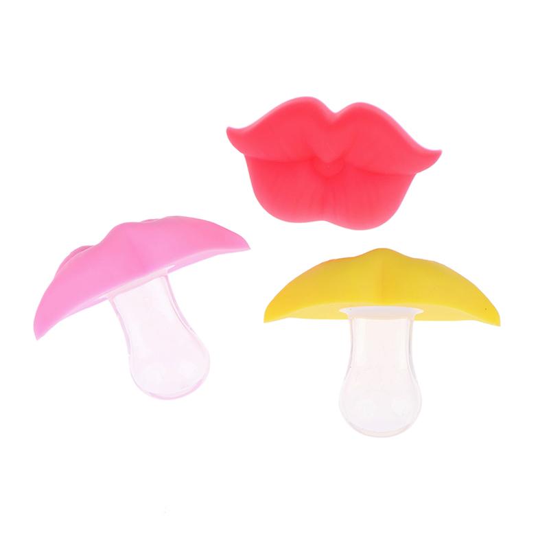 Ajkak alakú cumi babáknak Vicces Kényelmes Szilikon Cumi Ortodontikus Cumival Tökéletes Kisgyermek Etetéséhez