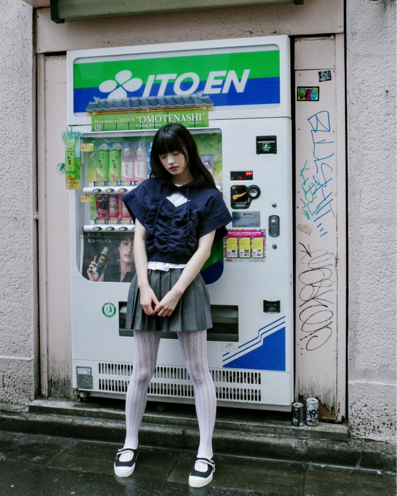Loaegsyueol Wrap Mini Pleats Skirt_Grey