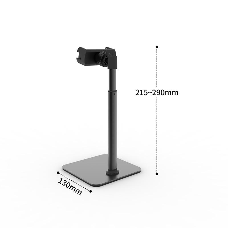 Retractable Magnetic Metal Desktop Stand for Phones/Tablets - Universal, Strong Suction, Multi-functional Mount for Live Streaming
